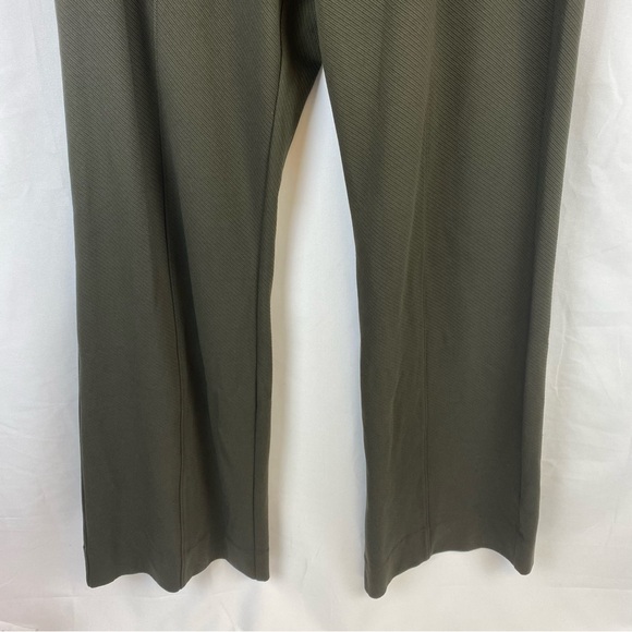 CAbi #4132R Academy Trouser Pants Wide Leg in Wren Olive Green/brown Size 6 - Picture 3 of 12
